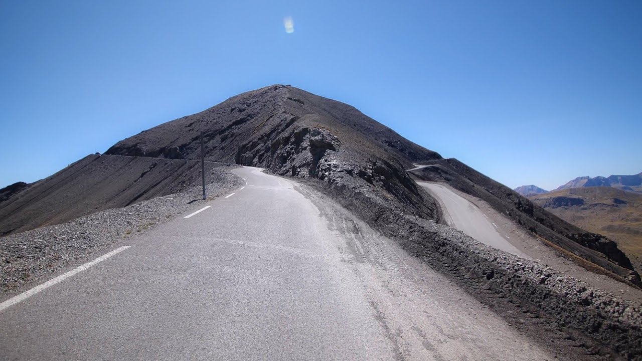 The highest paved through road  in Europe  - Col de la Bonette from Saint-Étienne-de-Tinée (South)
