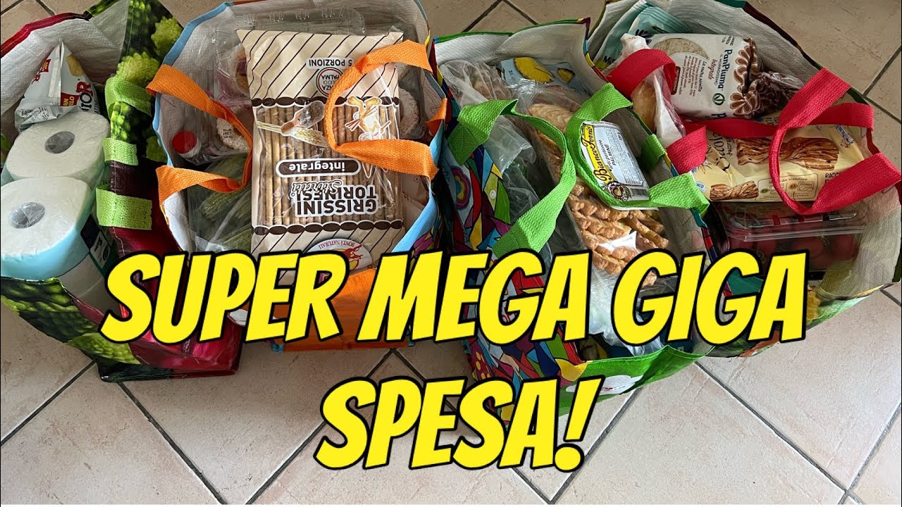 SUPER MEGA GIGA SVUOTA LA SPESA!!🛍️🍎🍇🍌🥕🥖🥬🥚🫑🍦🍫