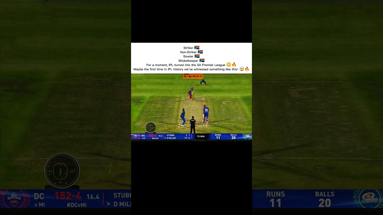 IPL Turned Into SA Premier League 😳🔥 Rare Moment!