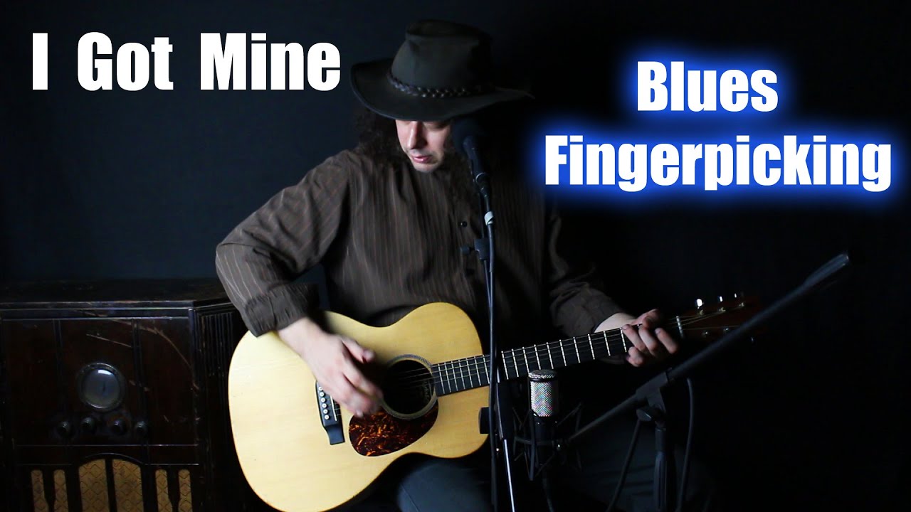 I Got Mine - Piedmont Blues Fingerpicking - Pink Anderson Cover - Edward Phillips
