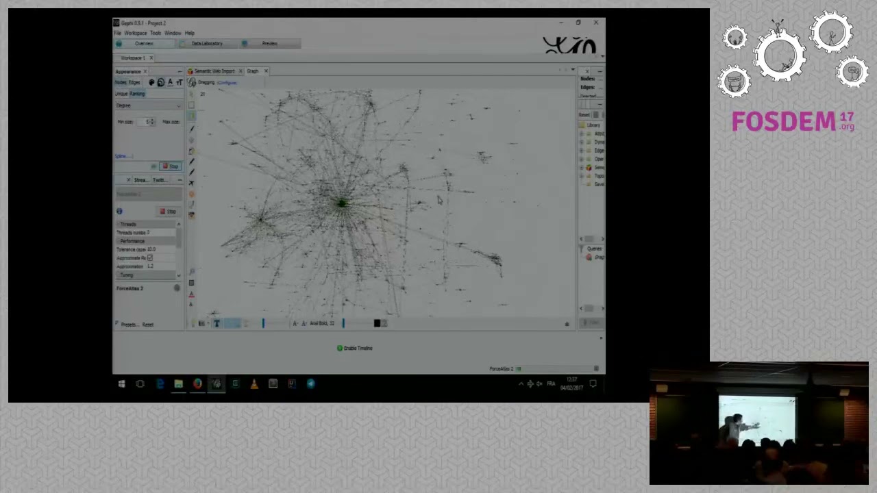 Twitter Streaming Graph with Gephi Visualising stream of Data
