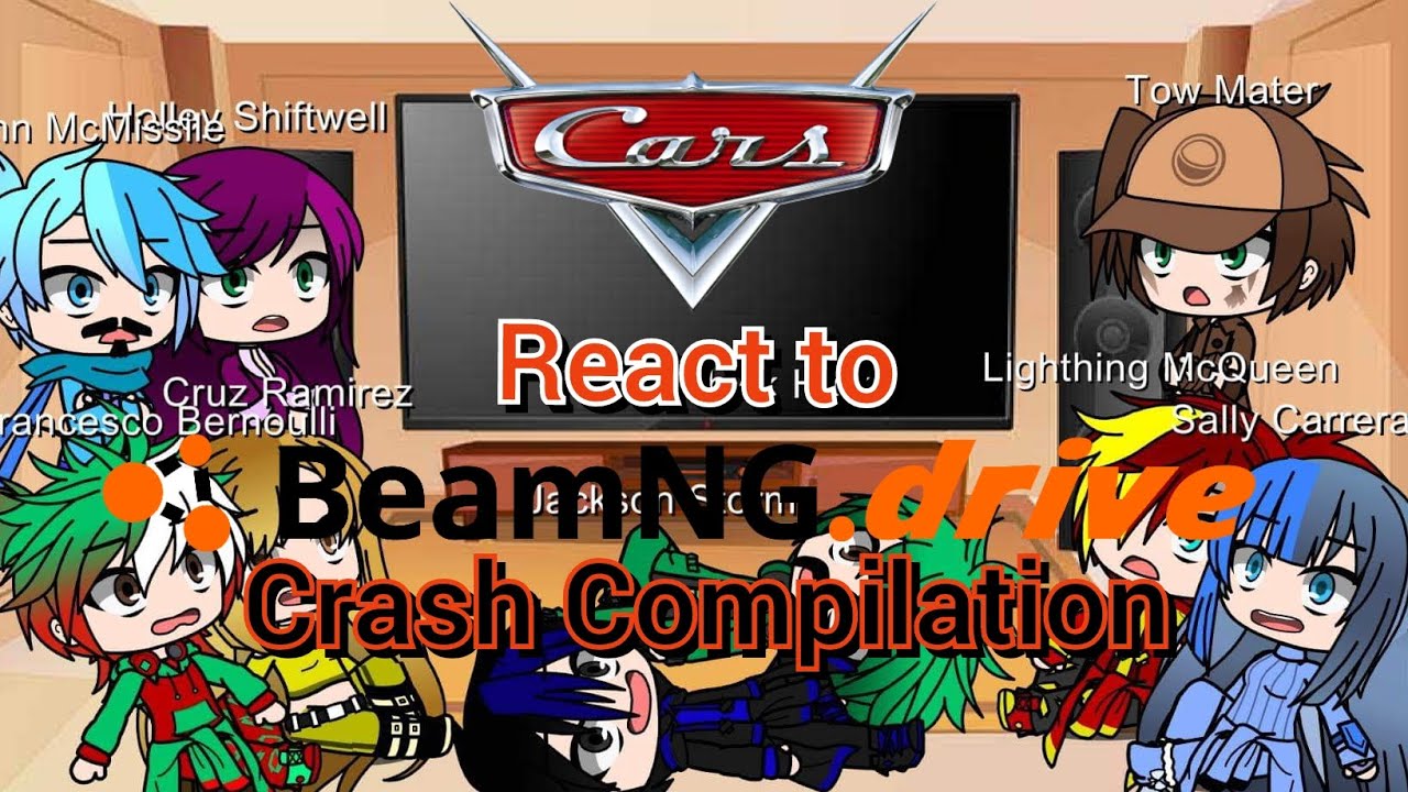 Pixar Cars to Real Cars (Beamng Drive Crash Compilation) | Part 20 | Gacha Club