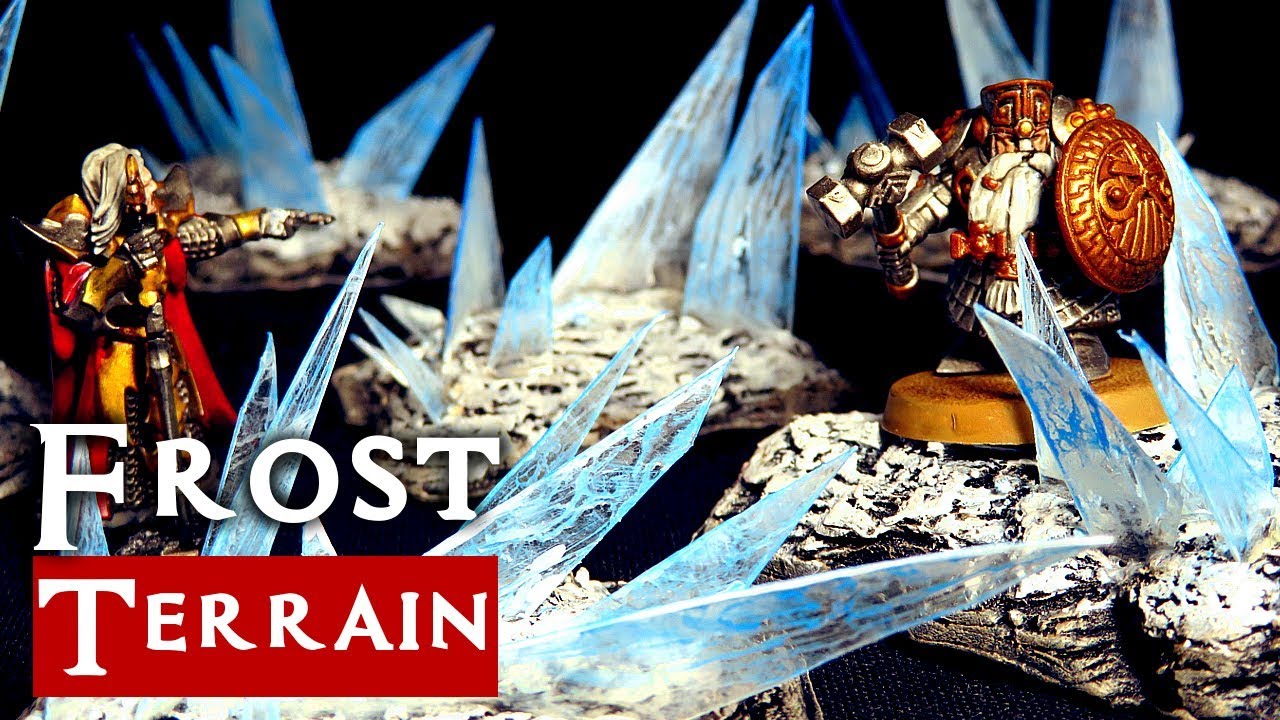 Frostbite Crystals - Simple Ice Terrain for D&D, Warhammer