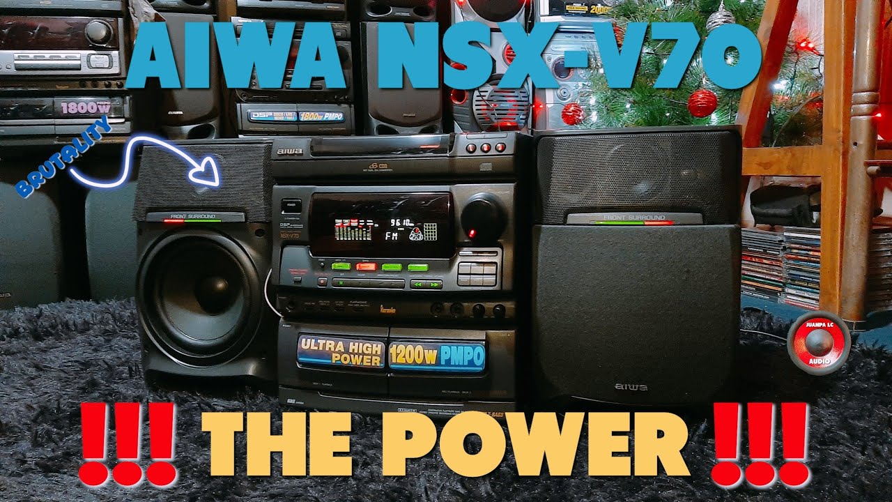 TITAN‼️🤤AIWA NSX-V70💎🦆🤩 TEST de SONIDO en LUGAR CERRADO #333