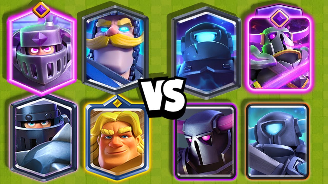 CABALLEROS vs PEKKAS | CUAL ES MAS FUERTE? | CLASH ROYALE