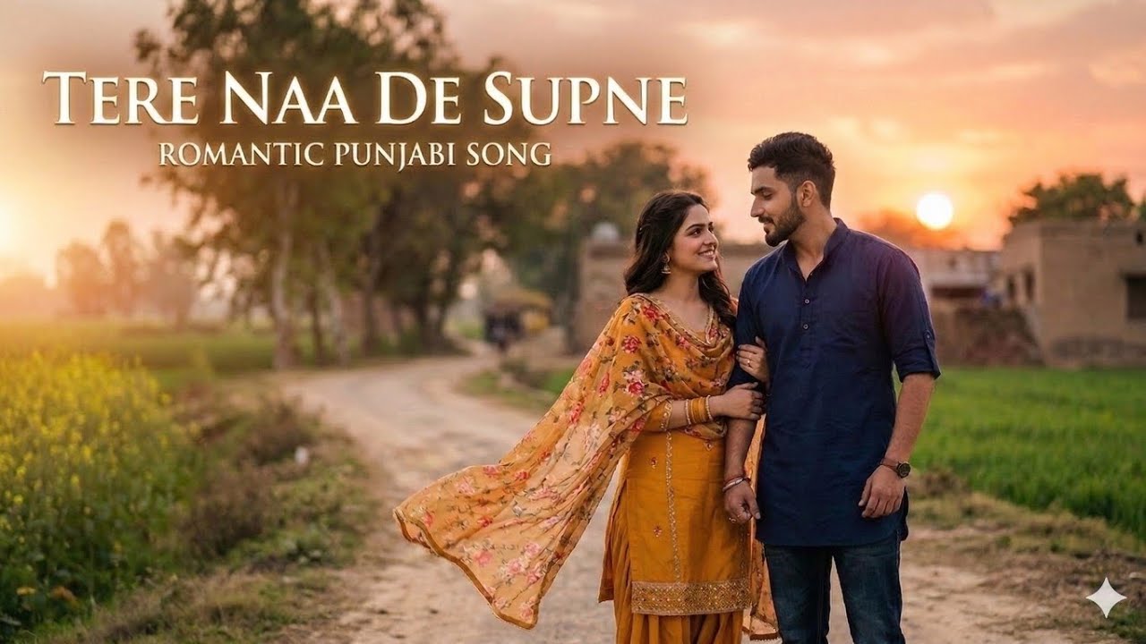 Tere Naa De Supne ❤️ | Punjabi Song | Harnoor Style #romanticsong #music #newsong #indiamusic 