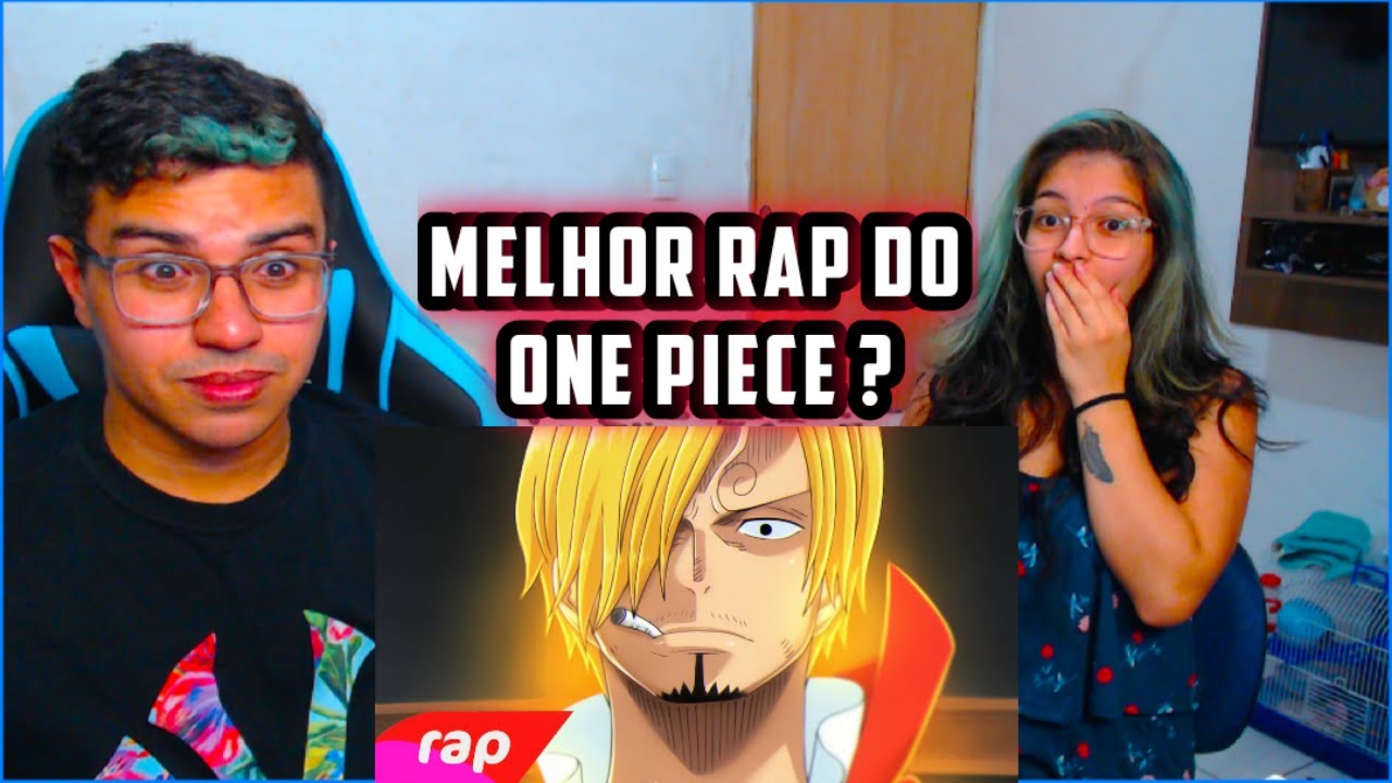 [REACT] Rap do Sanji (One Piece) - APENAS UM TRAGO | NERD HITS