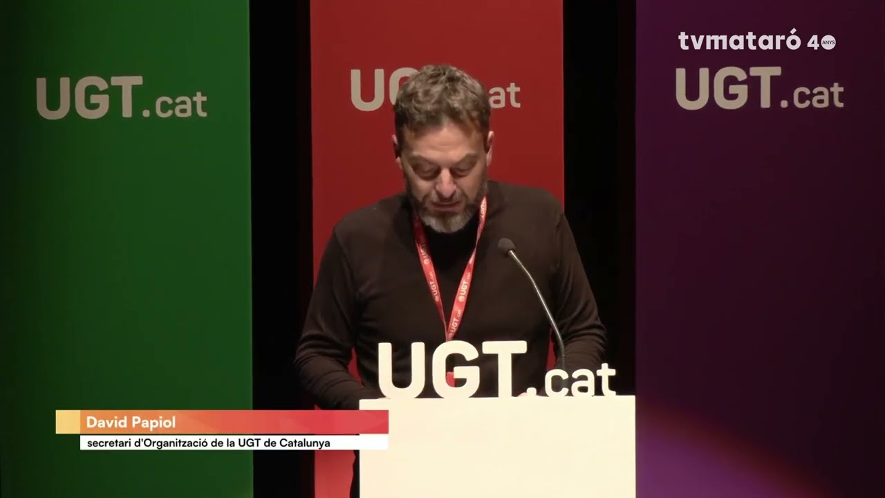 L&rsquo;estrat&egrave;gia de futur de la UGT i el nou secretari general del sindicat es decideixen a Matar&oacute;
