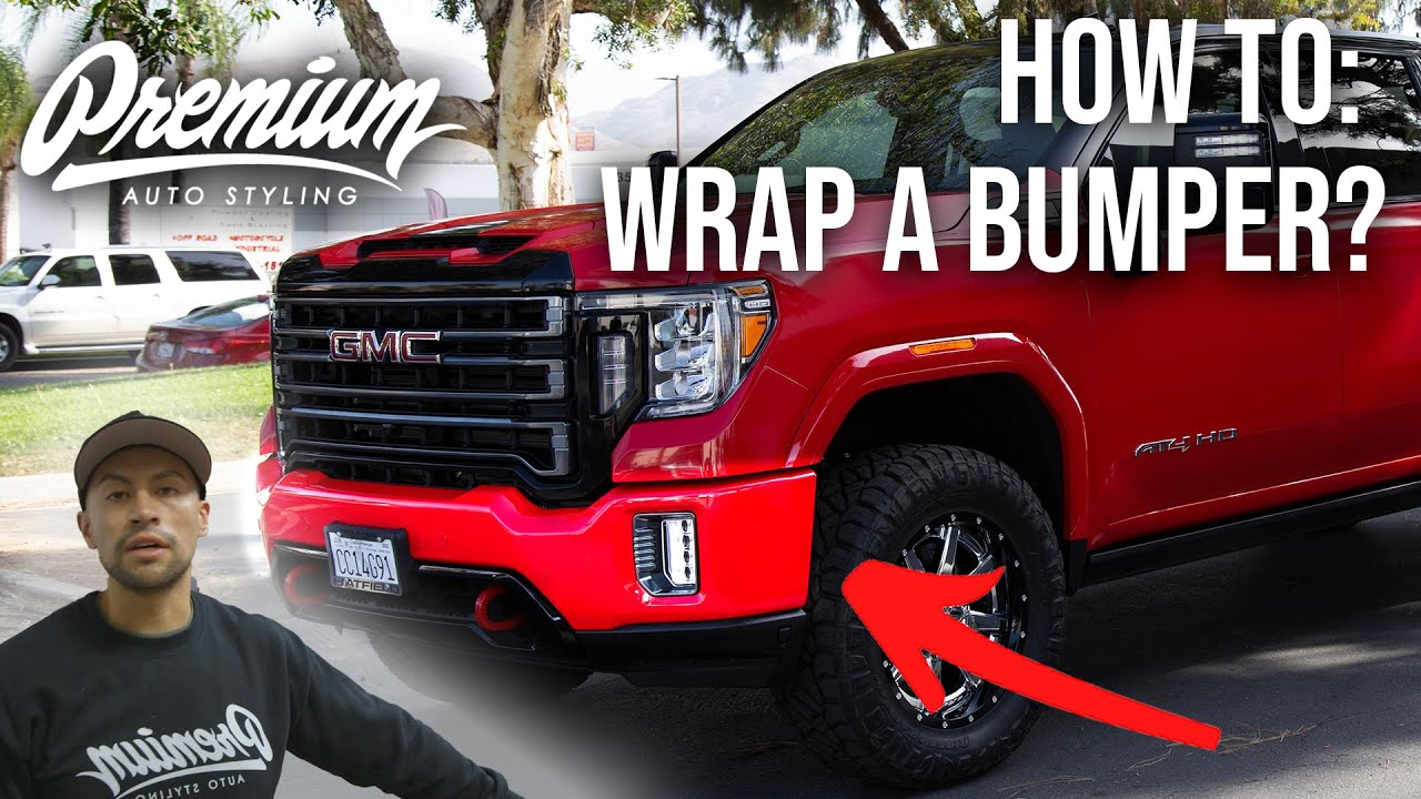 HOW TO VINYL WRAP A FRONT BUMPERS! Tips & Tricks