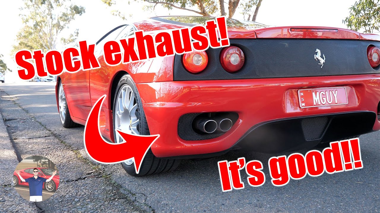 Штатный выхлоп Ferrari 360 НАМНОГО лучше, чем вы думаете | MGUY