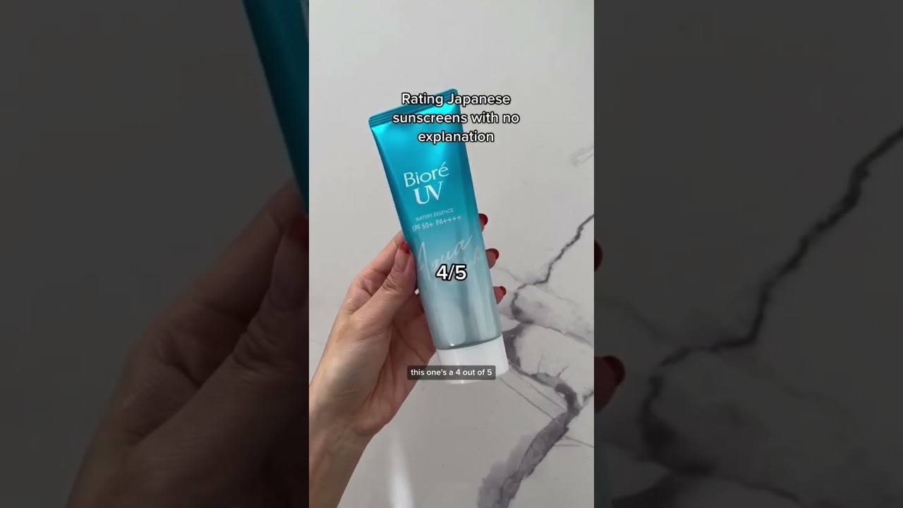 Let's rate Japanese sunscreens 👀