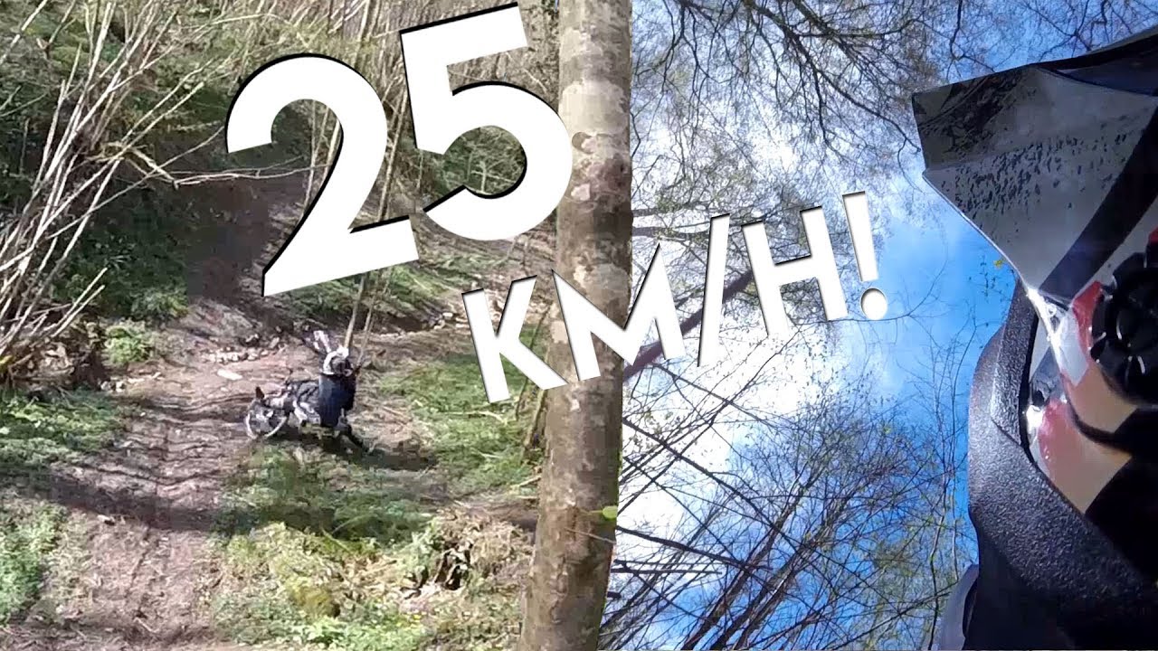 A PLUS DE 20 KM/H DANS UN ARBRE 🤣 CRASHS +CASSE/ VTT DH | Akelaz
