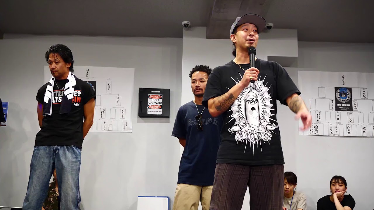 WINNER MIKU ATSUSHI JUDGE KEI DAI SAMSHIN REI interview (+泣く話) POP LOCK CITY 2019 OSAKA