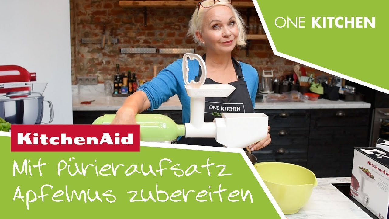 KitchenAid Pürieraufsatz | Teil 2: Zubereitung Apfelmus | by One Kitchen