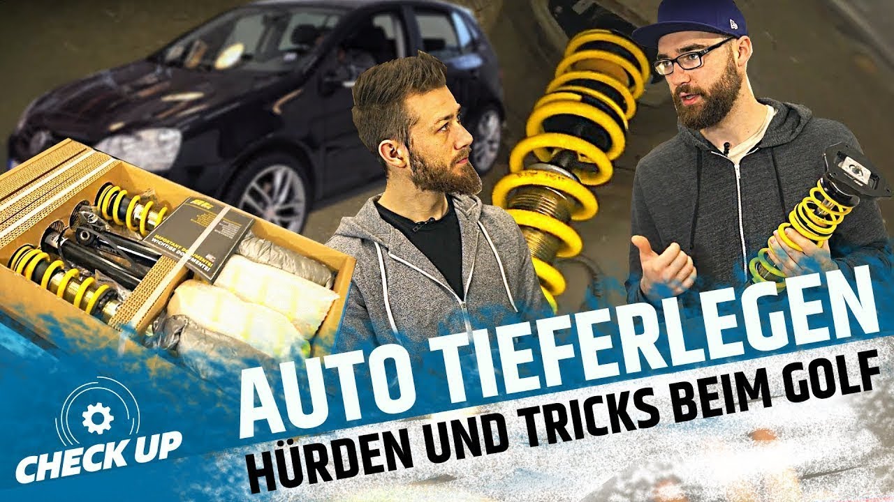FAHRZEUG TIEFERLEGEN | ST SUSPENSIONS | Auto tieferlegen | CHECK UP | MOVE IT