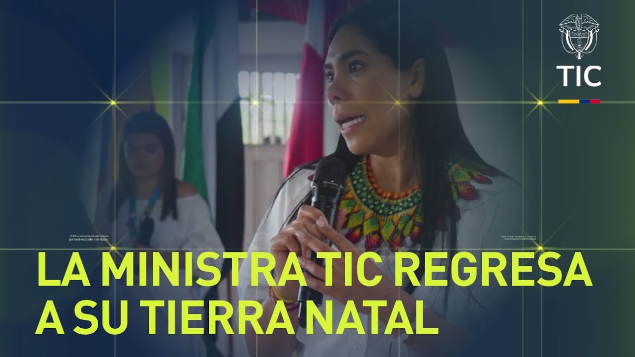 La ministra TIC regresa a su tierra natal