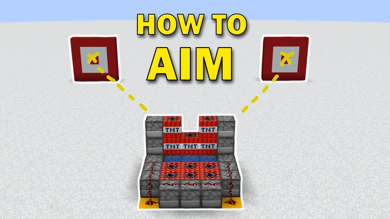 How to AIM your Minecraft TNT Cannons