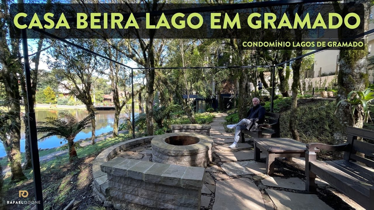 Rafael Odone / Broker - Casa 4 Suítes Beira Lago em Gramado