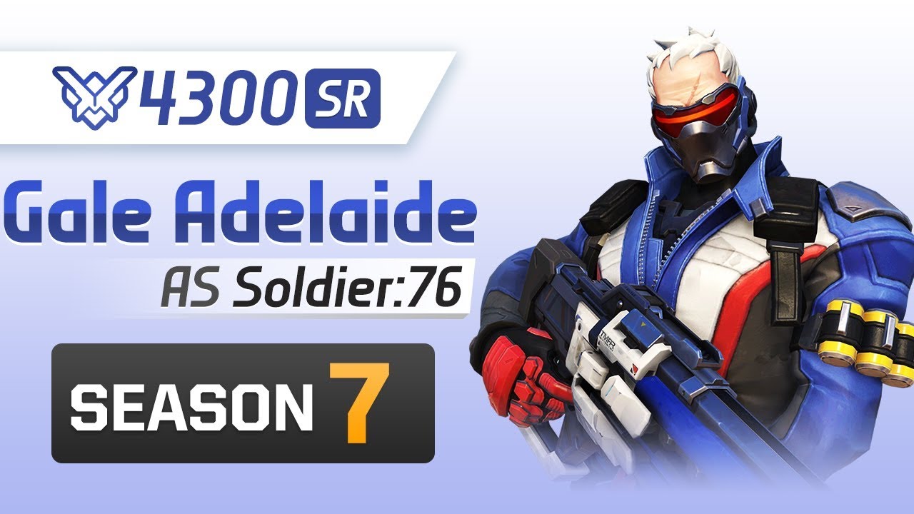 [Season 7: 4300 SR] Gale Adelade | Ana, Soldier:76, Widowmaker| Volskaya Industries Pro Gameplay