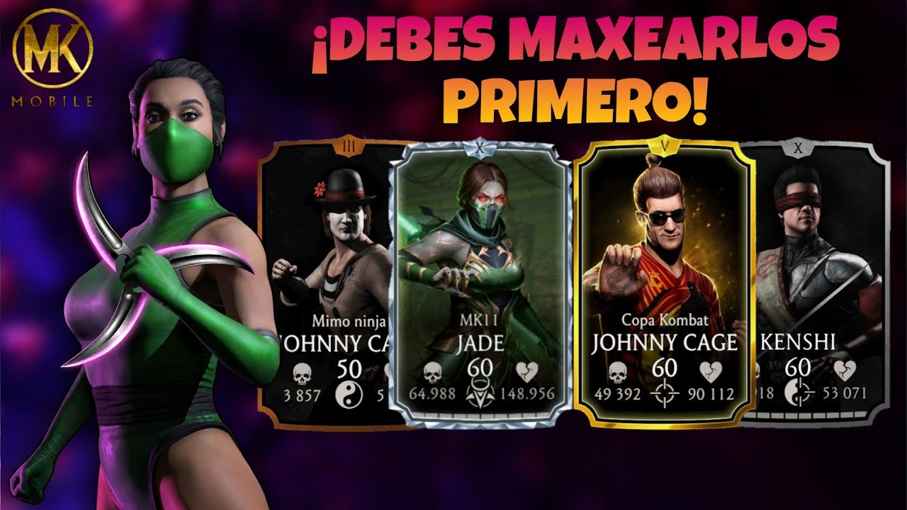 Los MEJORES PERSONAJES Que debes MEJORAR PRIMERO en Mk Mobile 2024