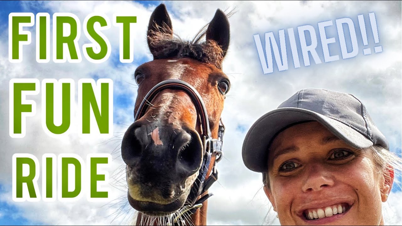 FIRST EVER FUN RIDE | Go Pro Head Cam Footage | Lots of Galloping and Jumping