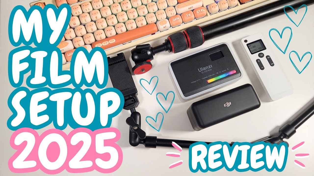 My Simple YouTube Filming Setup For Beginners 📷💖