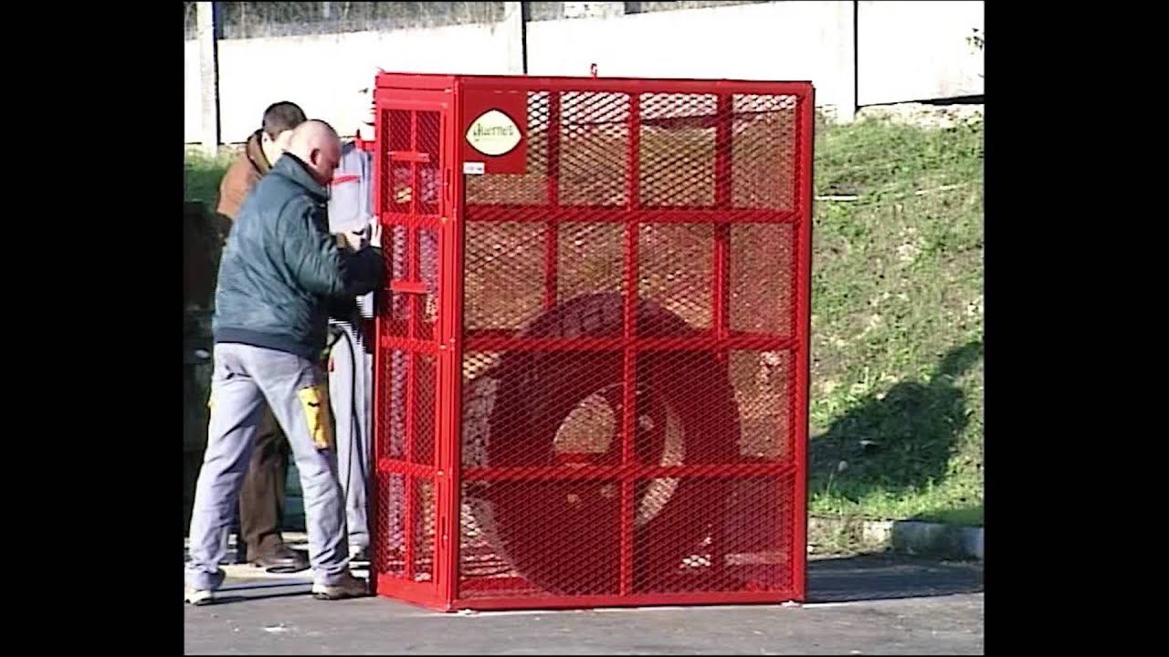 Cage de s&eacute;curit&eacute; de gonflage by Guernet