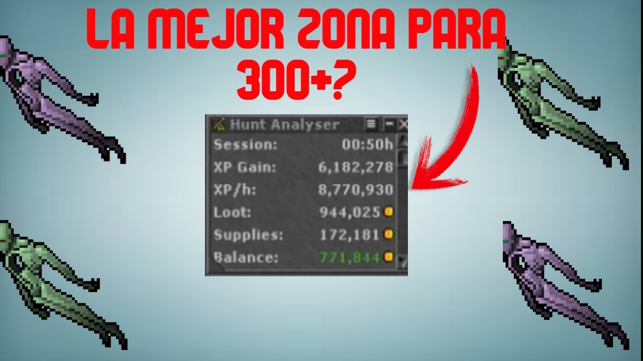 Tibia lvl 300 (4 voc) | Flimsy Lost Soul  8.7kk/h 225%