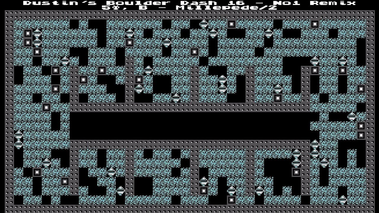 GDash Dustin's Boulder Dash 16. Cave B - Millepede/2