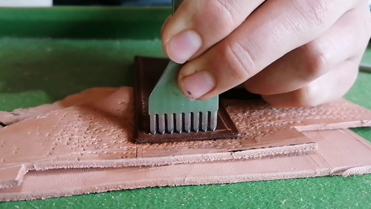 Making a Snakeskin Leather Cuff Bracelet