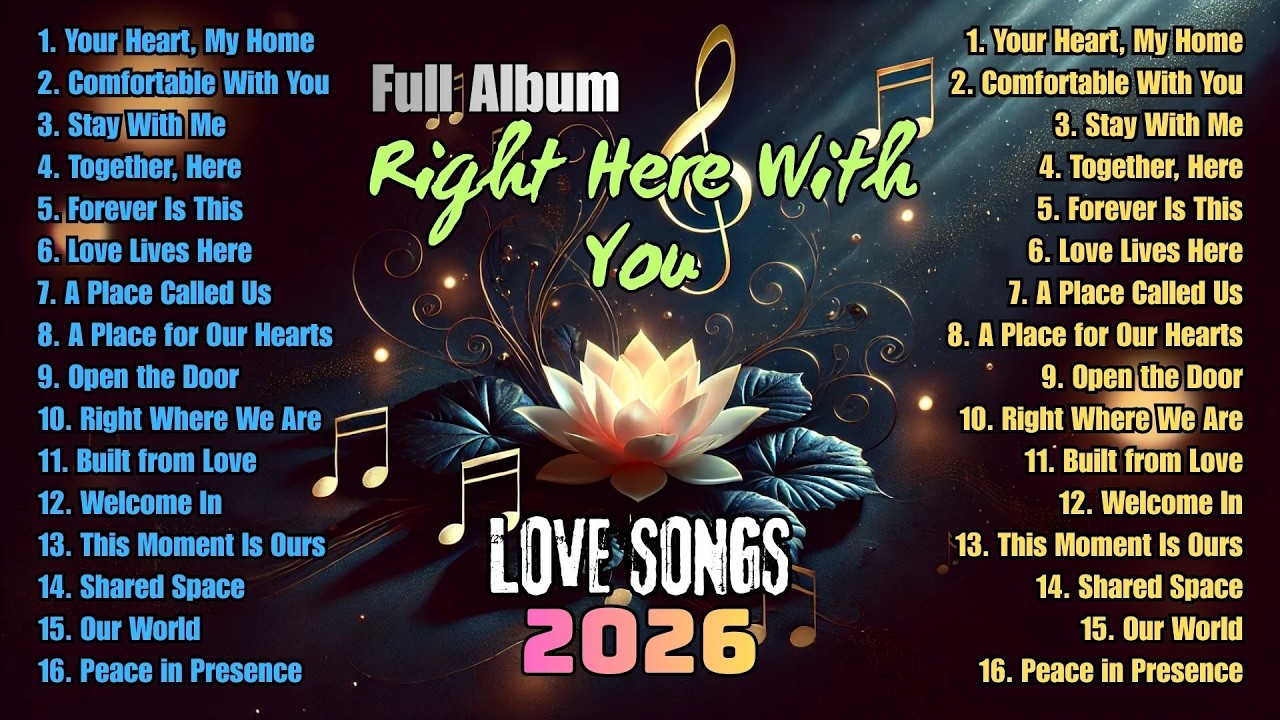 Full Album: Right Here With You | Best Romantic Love Songs | Beautiful Playlist | Love Songs