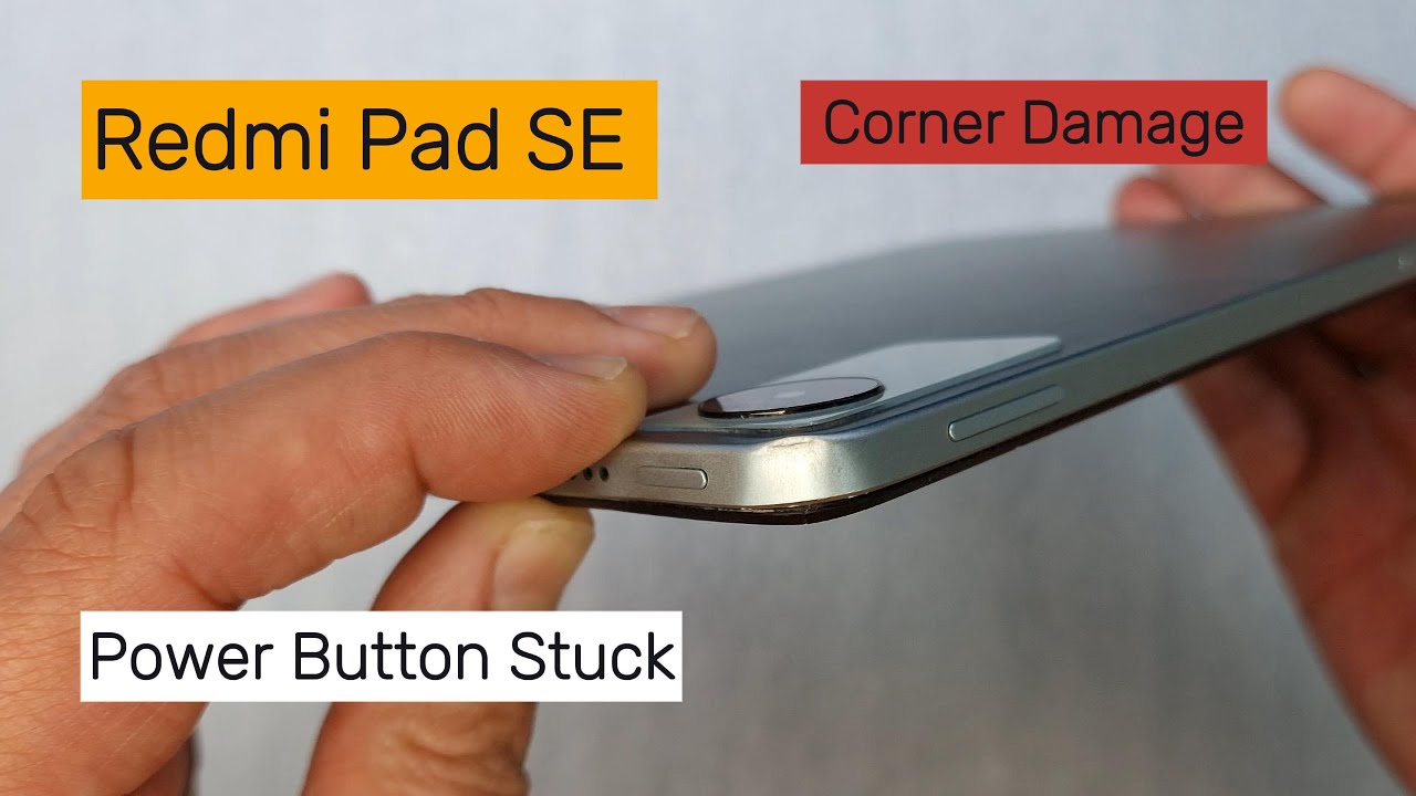 Redmi Pad SE – Power & Volume Button Repair After Impact (Full Teardown + Housing Fix)
