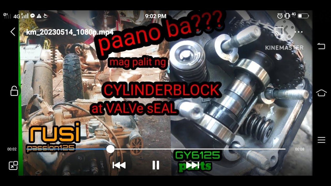 #Rusi passion125 mausok at makalansing, paanu ayusin??? #Tkmechanic