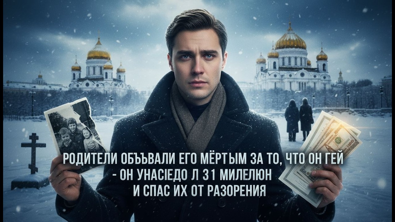 Родители объявили его мертвым за то, что он гей — он унаследовал 31 миллион и спас их от краха