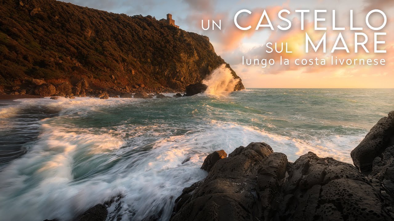 Un Castello sul MARE nella magnifica COSTA LIVORNESE | Vlog tramonto paesaggio MAREGGIATA fotografia