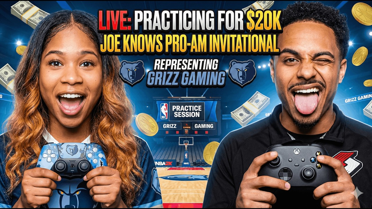 $20K Joe Knows Pro-Am Invitational - Grizz Gaming Practice (YouTube went down)