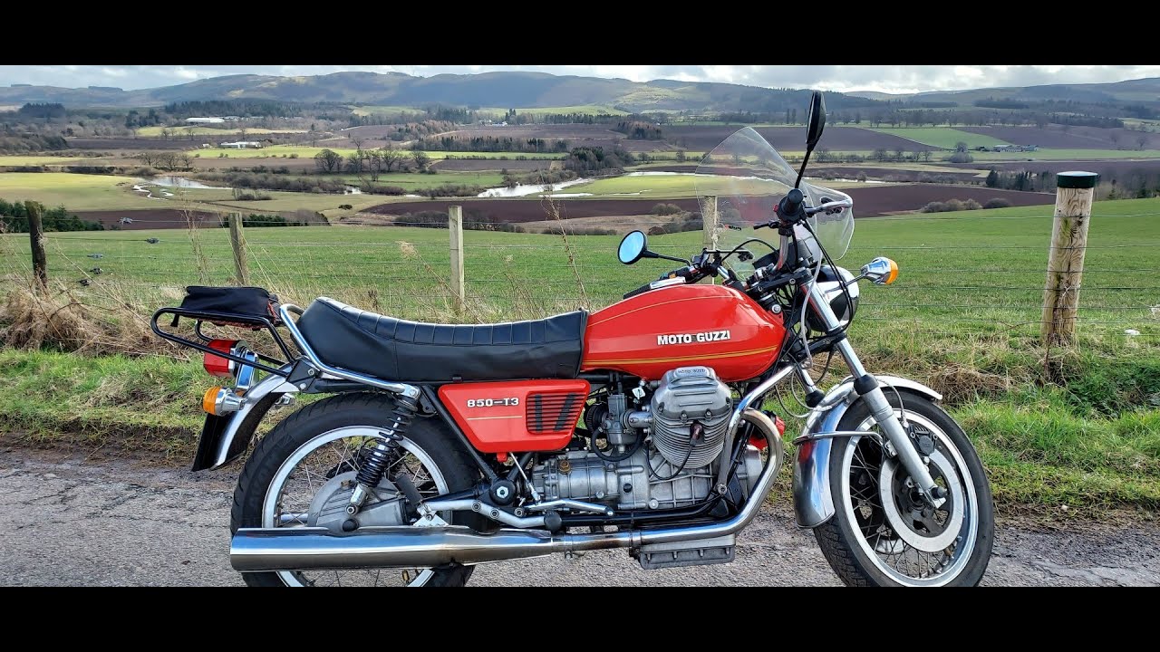 Moto Guzzi T3 first run of 2023