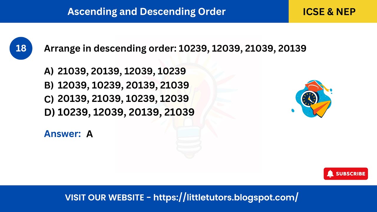 Learn 5-Digit Numbers &ndash; Ascending & Descending Order | Maths Worksheet Practice