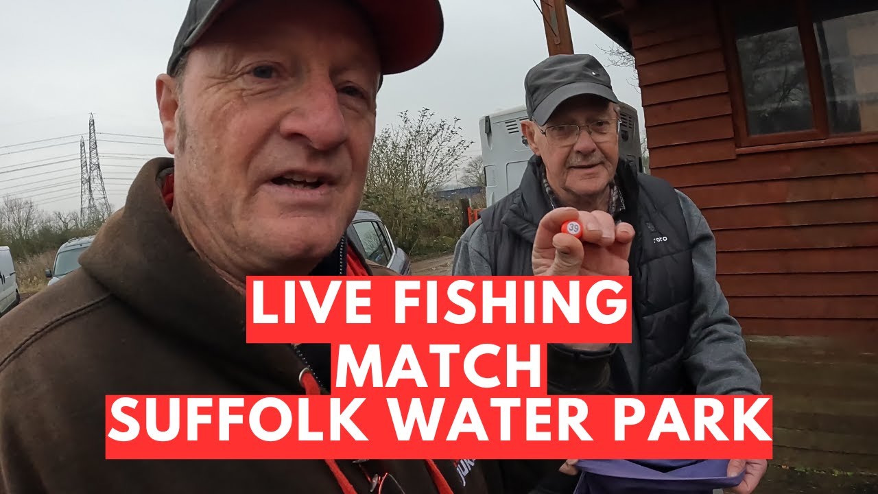 Live Fishing Match Suffolk Water Park  ip8 4js   #matchfishinguk