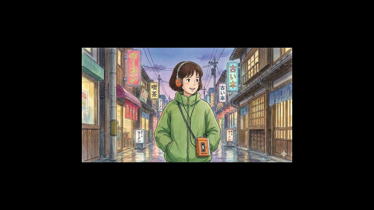 [StudyWithMe/LoFi] 낡은 카세트 테이프와 빗소리 | Old Cassette Tape & Rain Sounds | 古いカセットテープと雨音