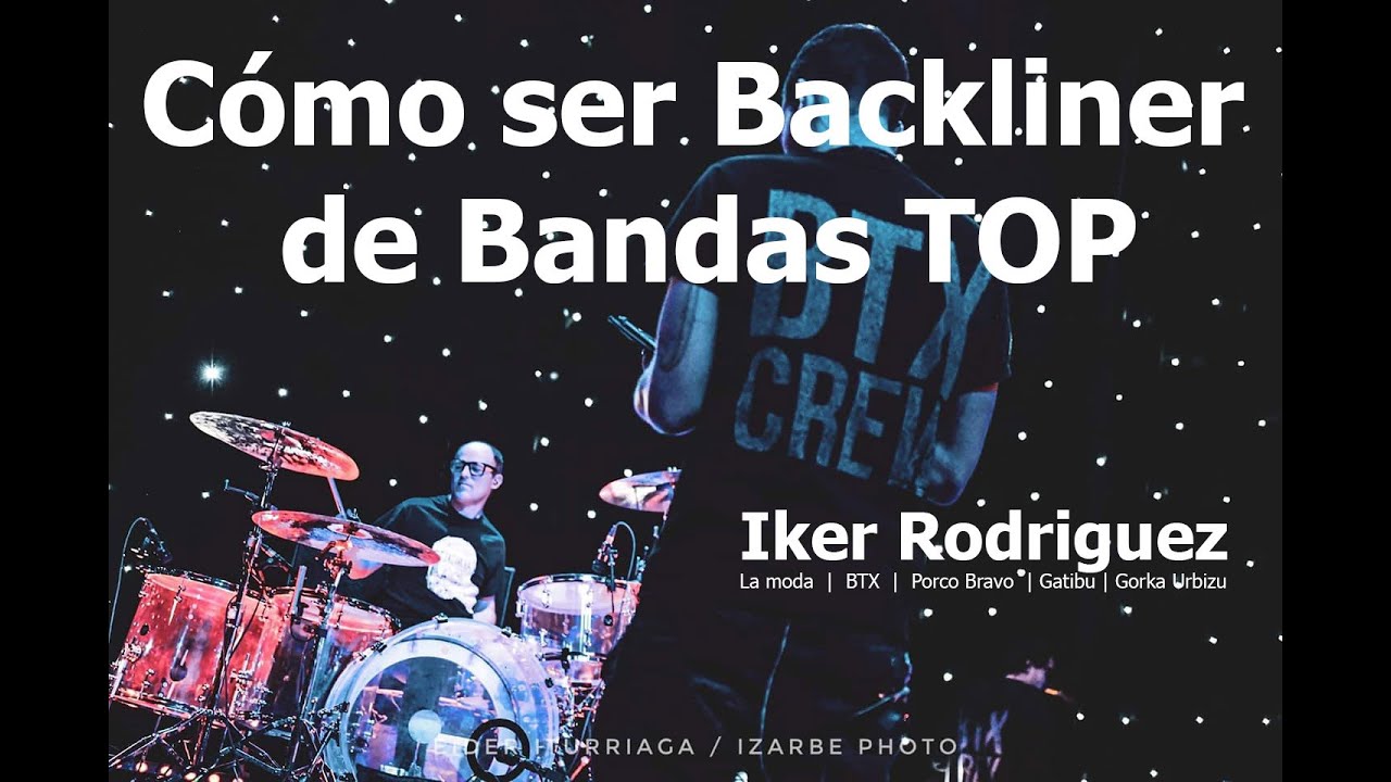 C&oacute;mo Ser Backliner de Bandas TOP :: Txirula Podcast #6 con Iker Rodr&iacute;guez