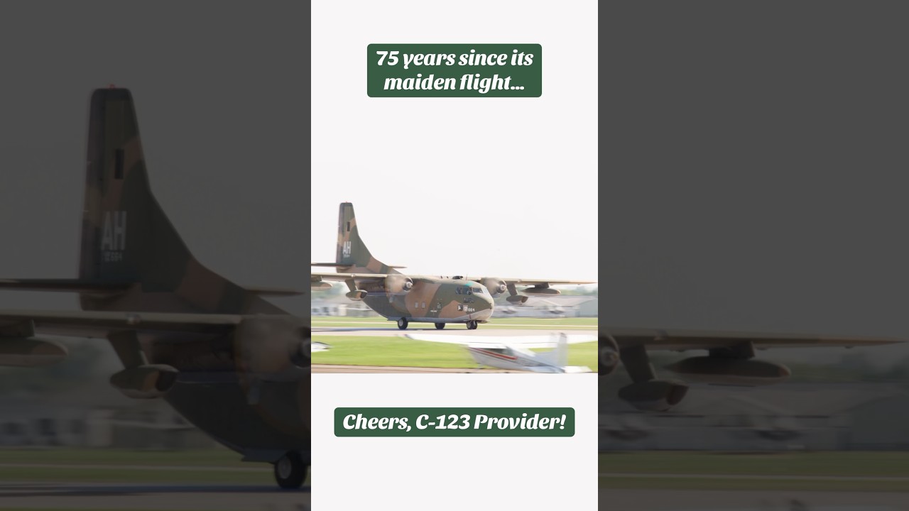 75th First Flight Anniversary for the Fairchild C-123 Provider