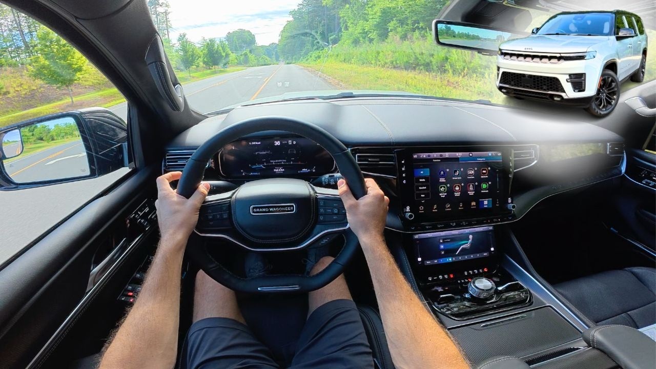 2026 Jeep Grand Wagoneer L Summit Obsidian: POV-драйв, обзор и ASMR