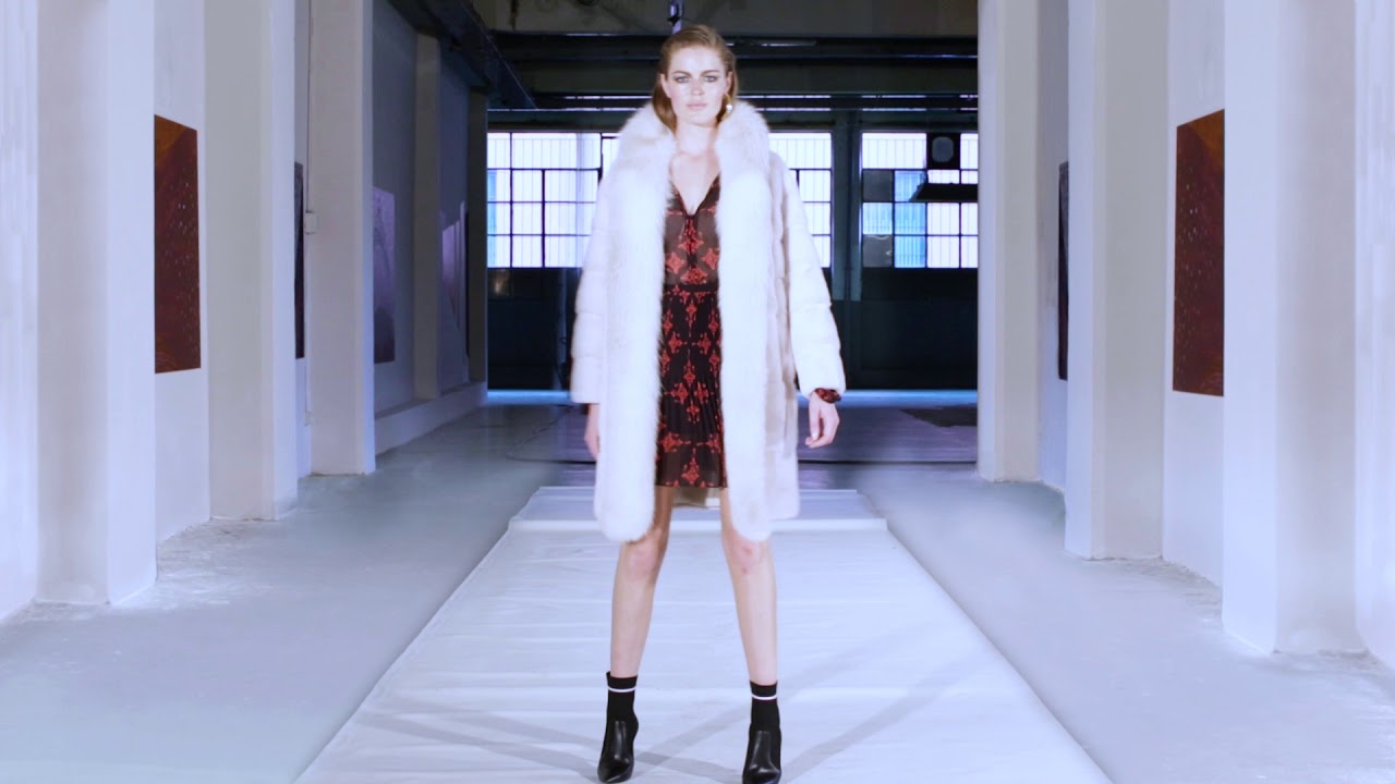 White fur coat | Paolo Moretti italian furs