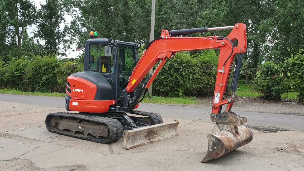 Kubota U48-4 Excavator - Test Drive Working Review | diggersandtractors.com
