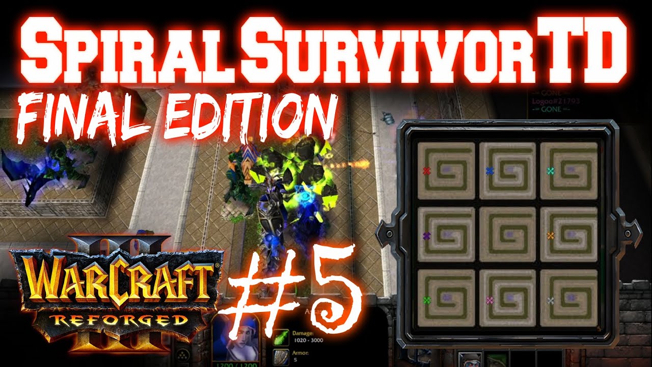 Spiral Survivor TD Final Edition Warcraft 3 TFT/Reforge | No Commentary #5