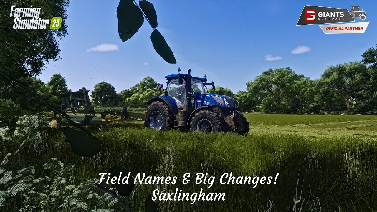 Названия полей и большие изменения! - Сакслингем - Farming Simulator 25