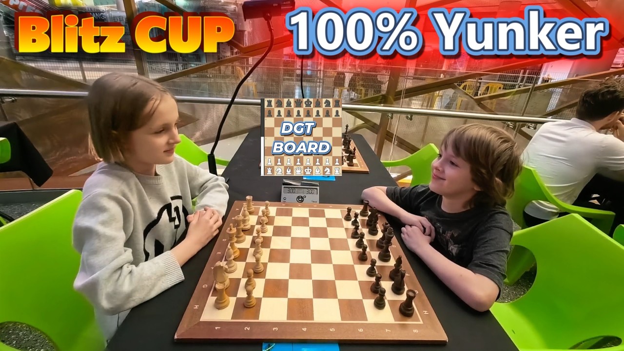 100% Yunker - WFM Alisa Yunker (2130) - German Yunker (1833) - Blitz CUP