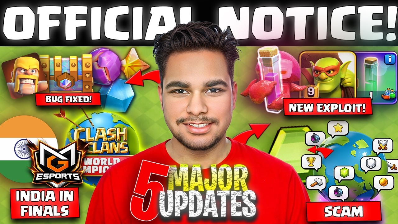 🚨UPDATE: Supercell FIXED Hero Journey Bugs! Free Ores, Angry Spell Nerf & Indian COC Esports News |