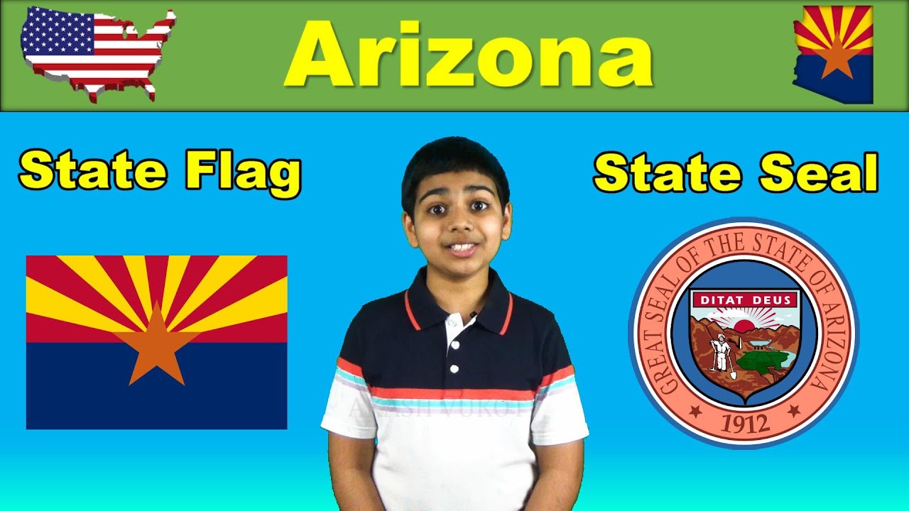 US States | Arizona | Flag | State Symbols | Population